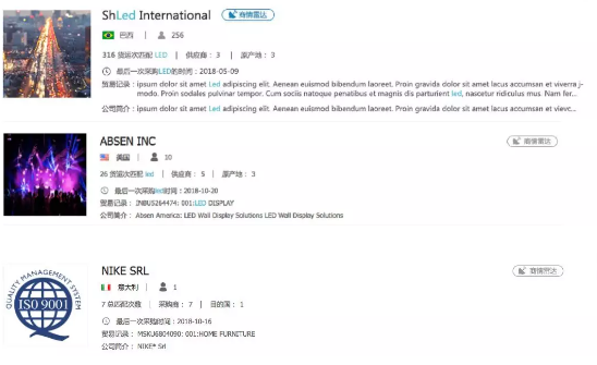 巅峰国际,商情发现,tendata,一键搜索,外贸企业,外贸通,客户开发