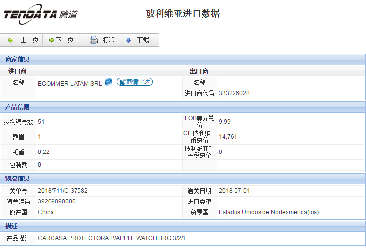 海关数据,进出口数据,进口数据,巅峰国际,贸易,玻利维亚